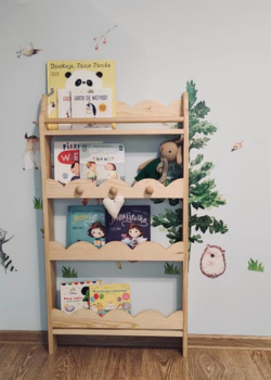 Regał chmurka z haczykami na wymiar dla dzieci